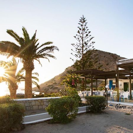 Apartament Glaros Luxury Studio On The Beach Arkasa Zewnętrze zdjęcie